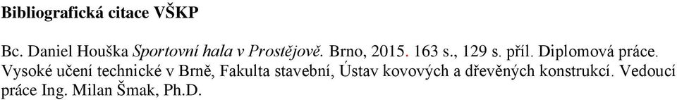, 129 s. příl. Diplomová práce.