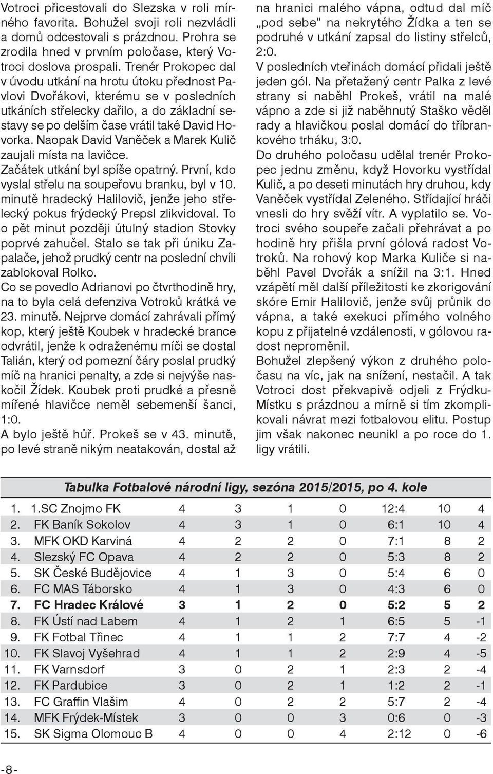 Naopak David Vaněček a Marek Kulič zaujali místa na lavičce. Začátek utkání byl spíše opatrný. První, kdo vyslal střelu na soupeřovu branku, byl v 10.