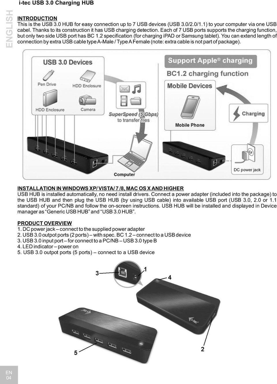 You can extend length of connection by extra USB cable type A-Male / Type A Female (note: extra cable is not part of package).