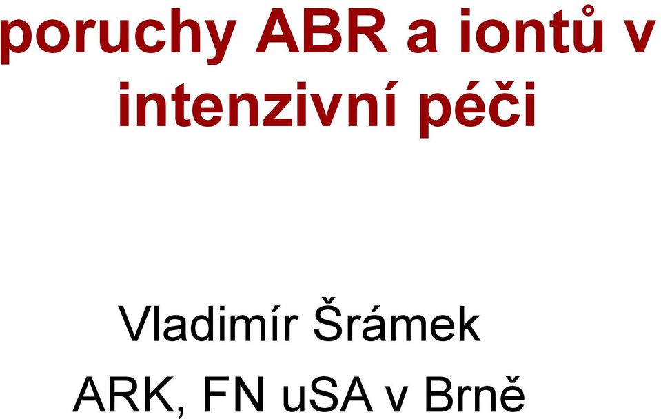 intenzivní péči