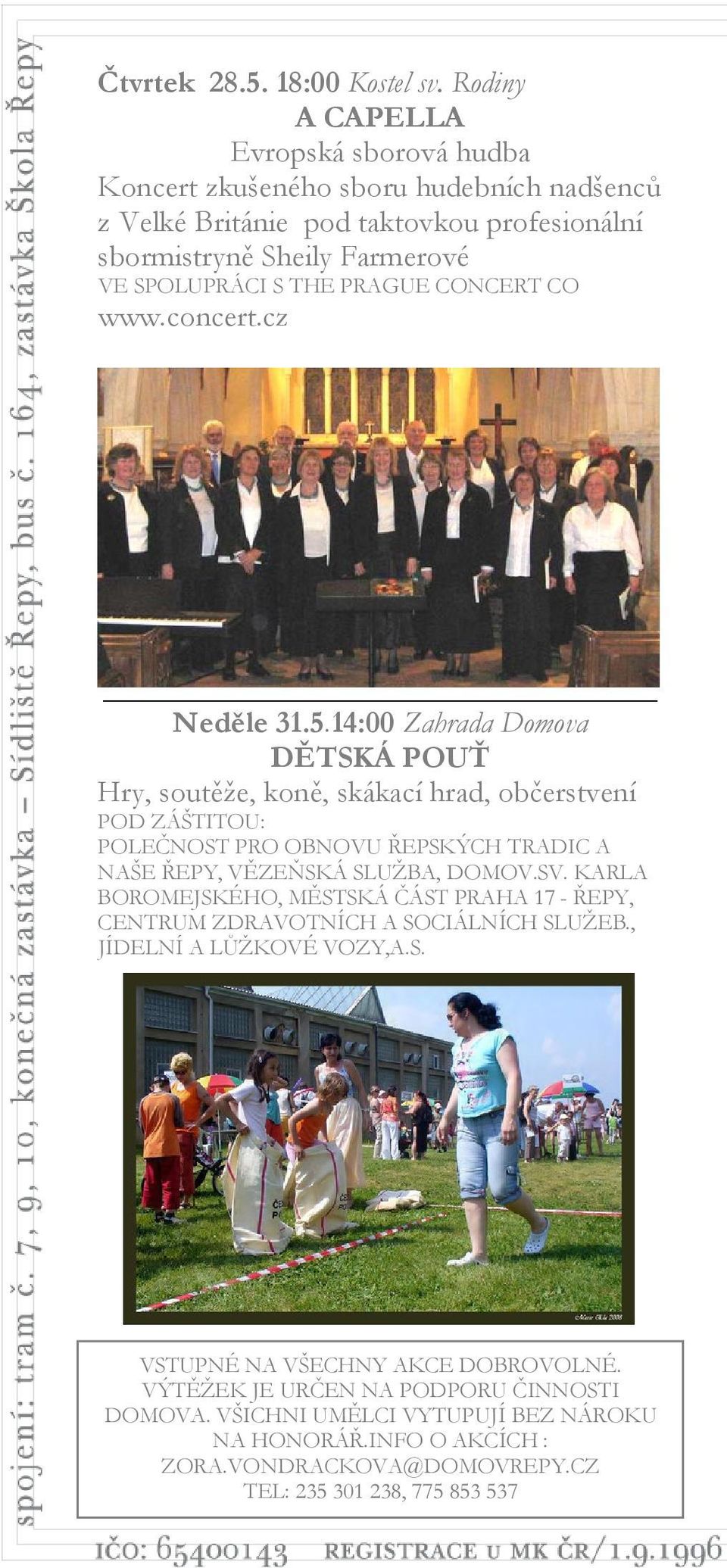 CONCERT CO www.concert.cz Neděle 31.5.