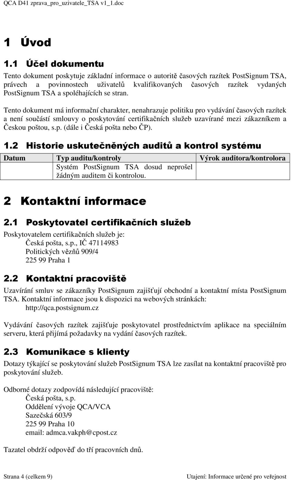 spoléhajících se stran.