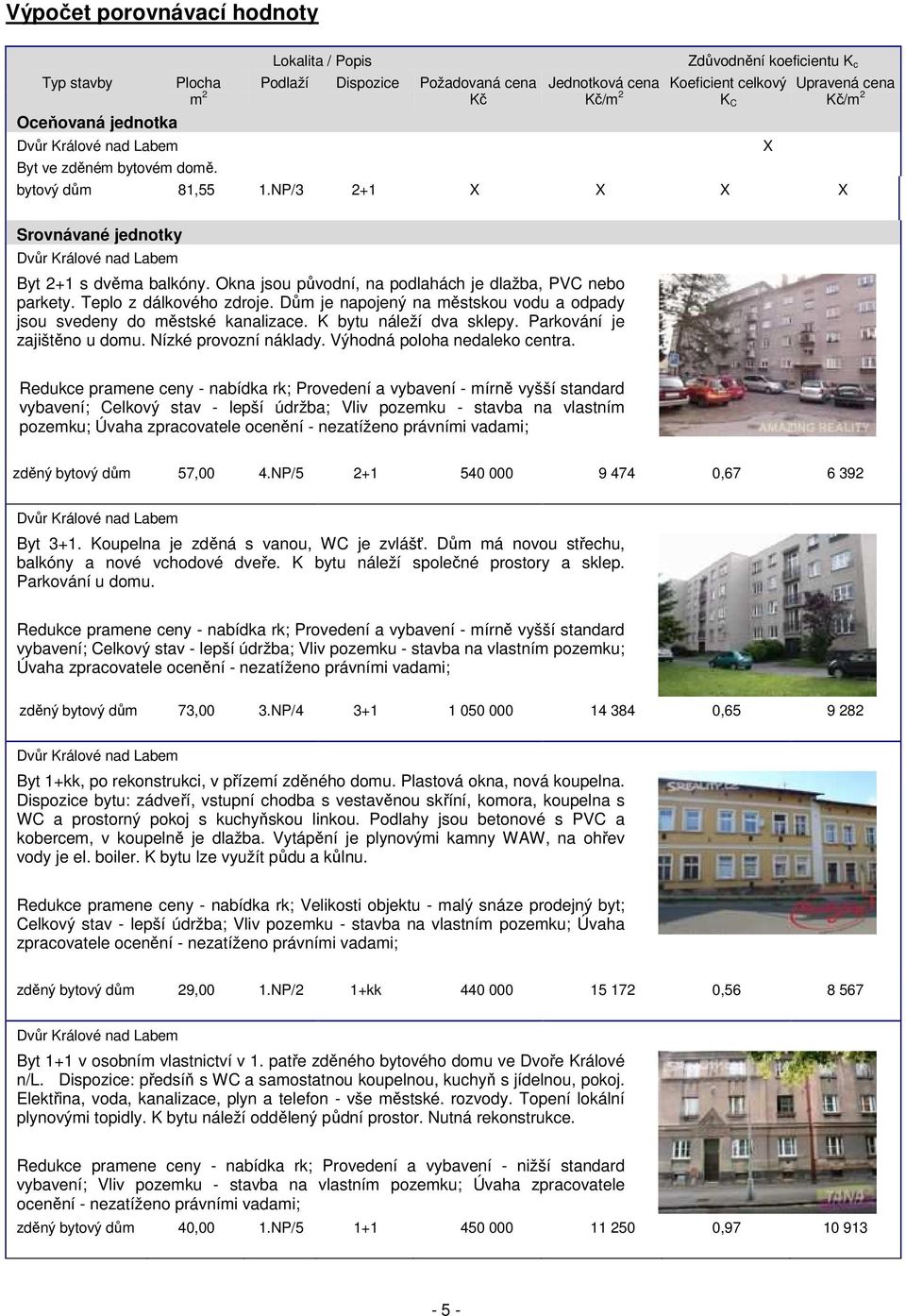 Okna jsou původní, na podlahách je dlažba, PVC nebo parkety. Teplo z dálkového zdroje. Dům je napojený na městskou vodu a odpady jsou svedeny do městské kanalizace. K bytu náleží dva sklepy.