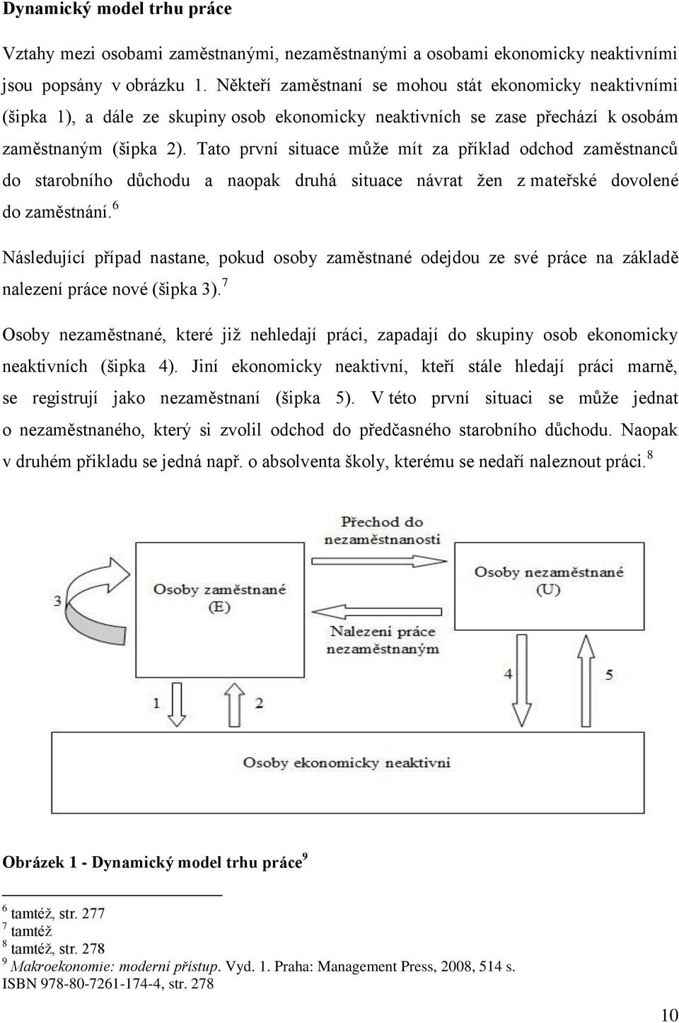 Tato první situace může mít za příklad odchod zaměstnanců do starobního důchodu a naopak druhá situace návrat žen z mateřské dovolené do zaměstnání.