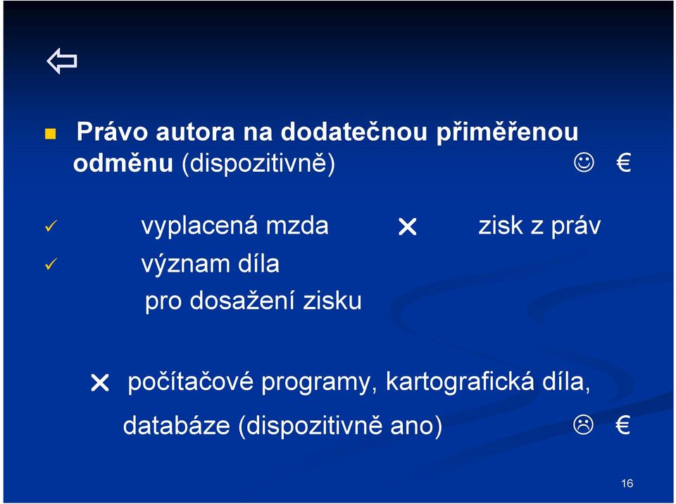 význam díla pro dosažení zisku počítačové