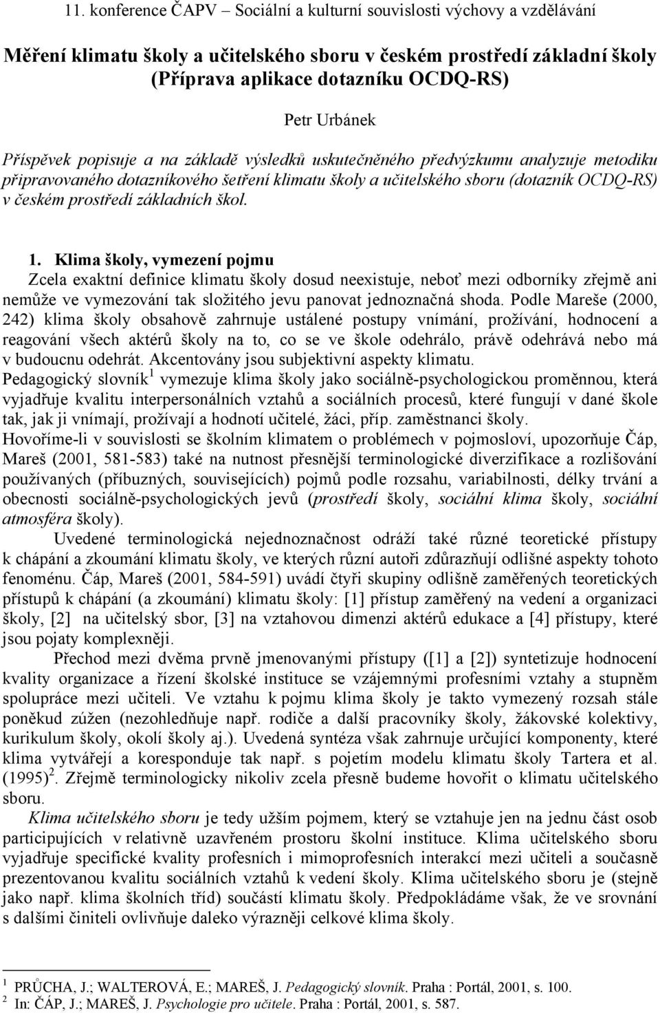základních škol. 1.