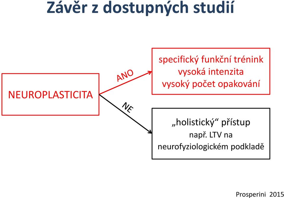 vysoký počet opakování holistický přístup