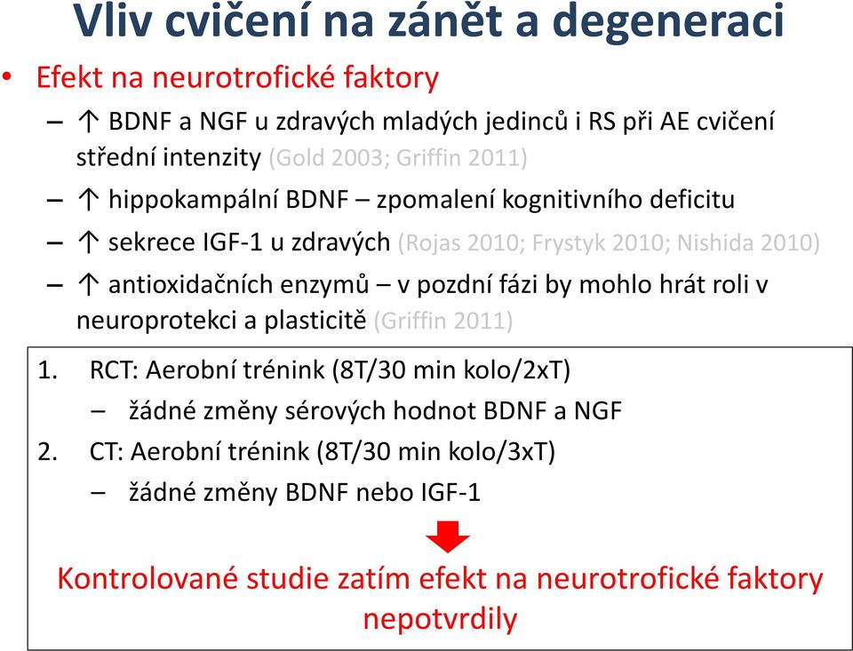 enzymů v pozdní fázi by mohlo hrát roli v neuroprotekci a plasticitě (Griffin 2011) 1.