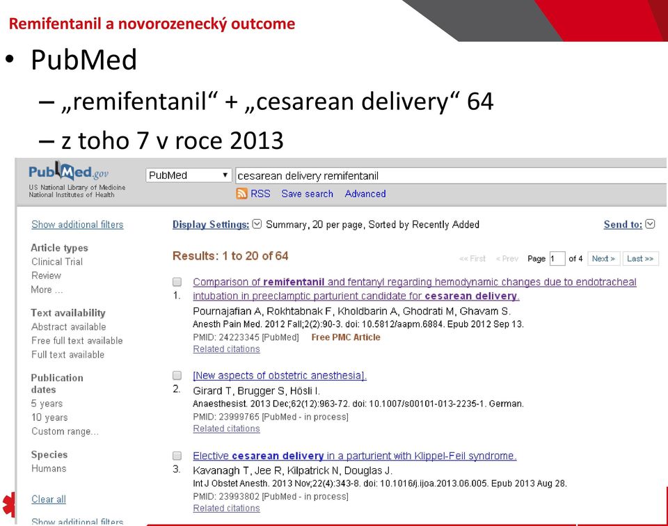 PubMed remifentanil +