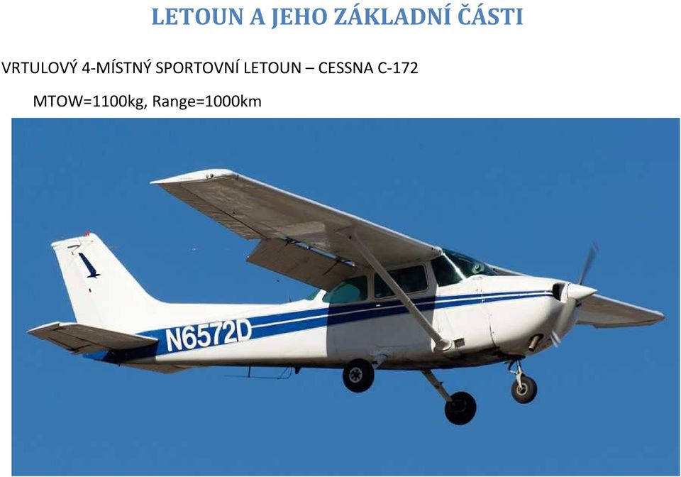 SPORTOVNÍ LETOUN CESSNA