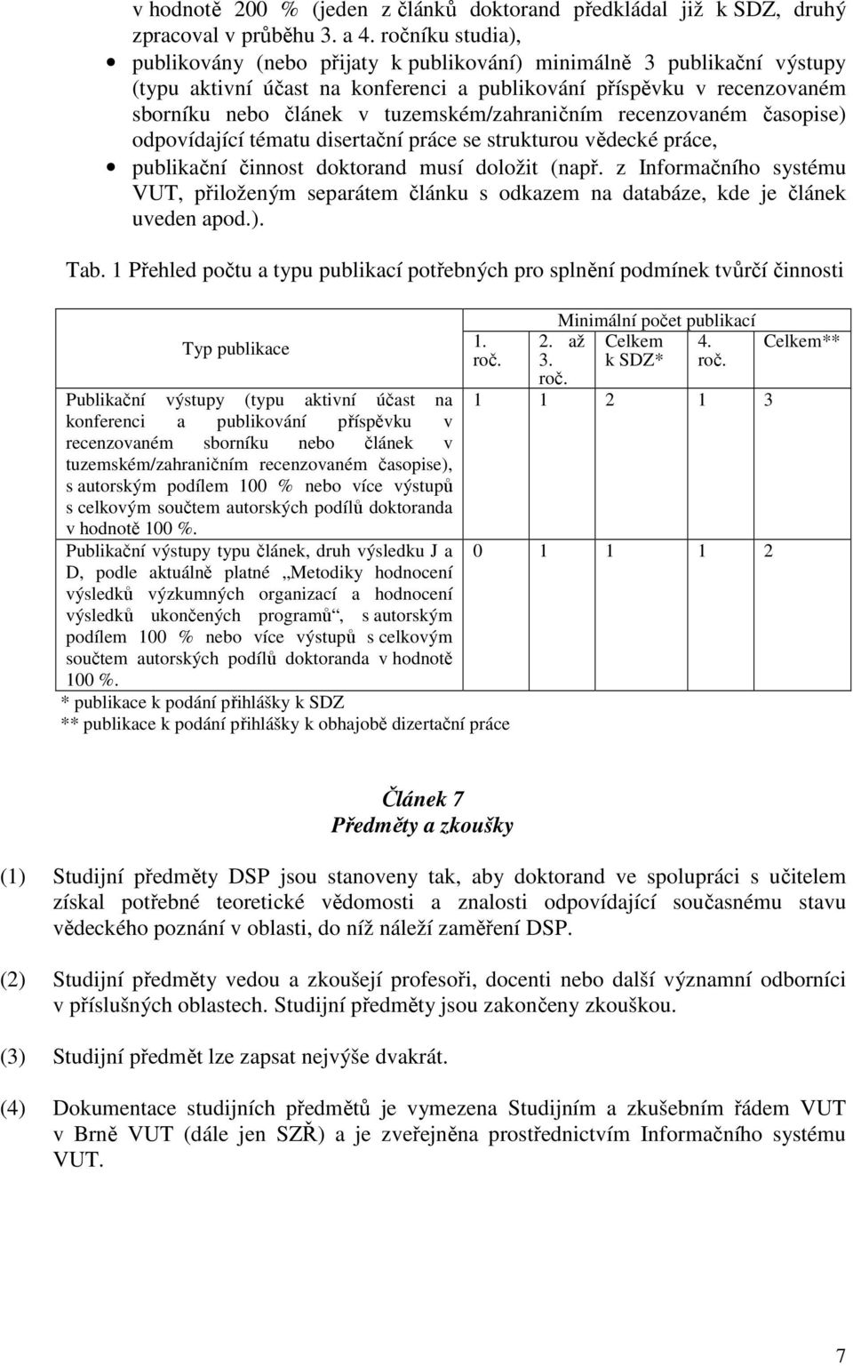 tuzemském/zahraničním recenzovaném časopise) odpovídající tématu disertační práce se strukturou vědecké práce, publikační činnost doktorand musí doložit (např.