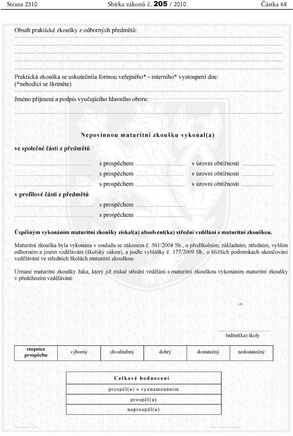 zákonů č.