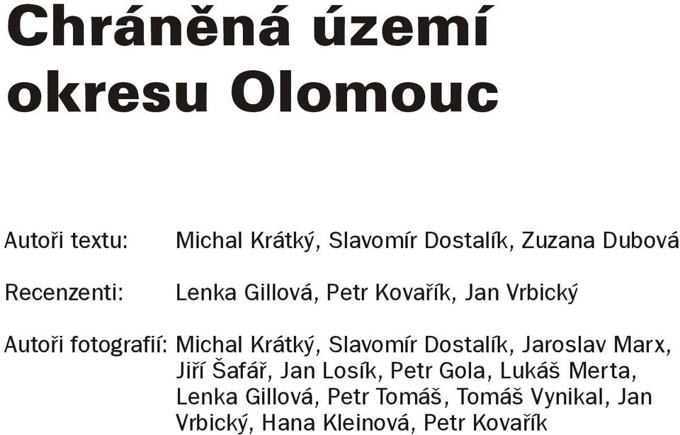 Michal Krátký, Slavomír Dostalík, Jaroslav Marx, Jiří Šafář, Jan Losík, Petr Gola,
