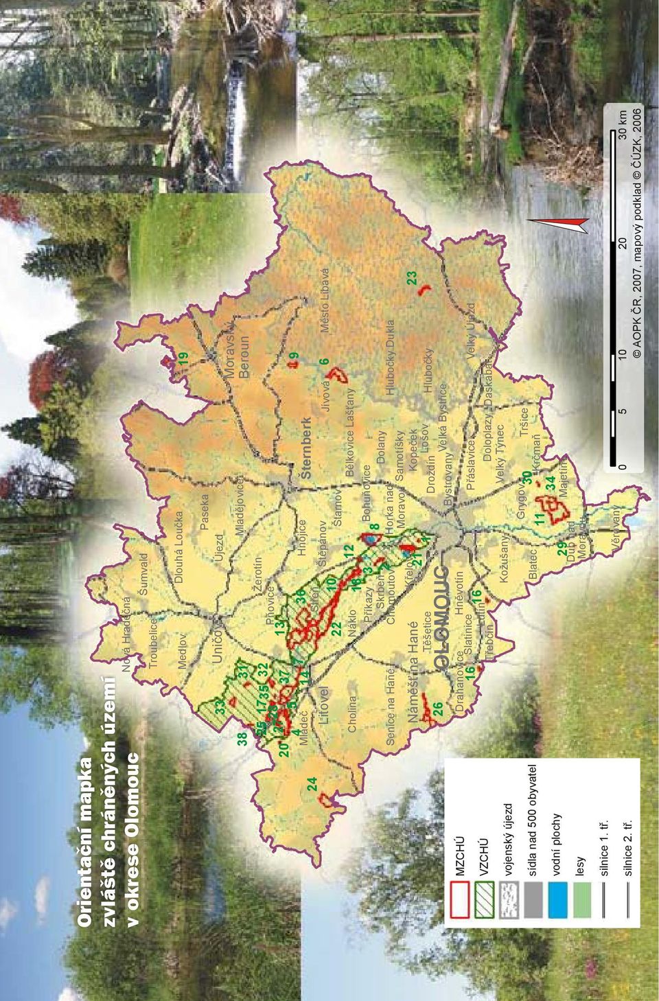 31 Mladějovice 25 17 Žerotín 35 32 Pňovice 27 28 37 13 4 5 9 Mladeč 14 7 36 Hnojice Šternberk Střeň Litovel Štěpánov Jívová 6 Město Libavá 22 10 Štarnov Cholina Náklo 12 Bělkovice Lašťany 18 Příkazy