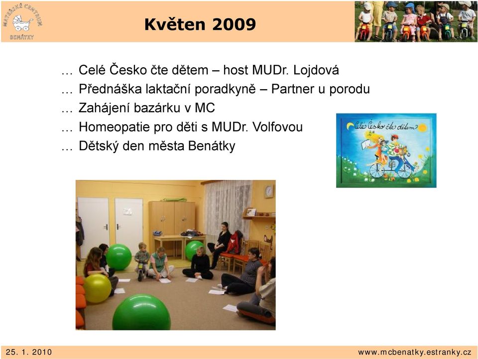 u porodu Zahájení bazárku v MC Homeopatie pro