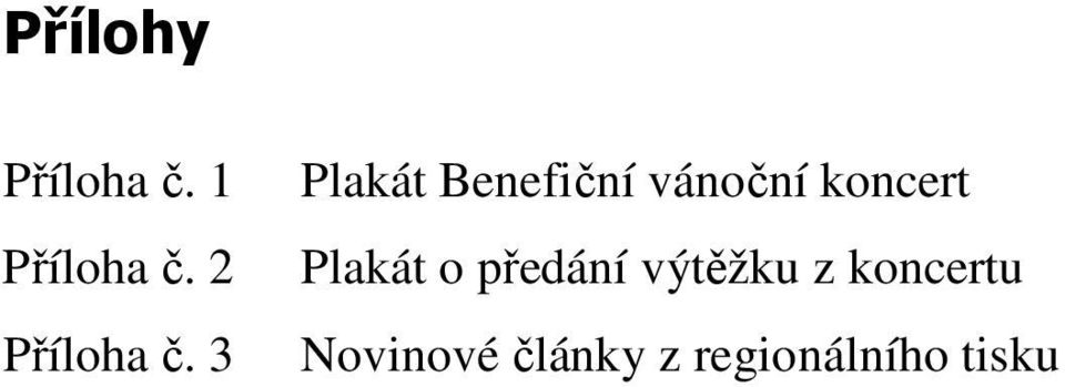 3 Plakát Benefiční vánoční koncert