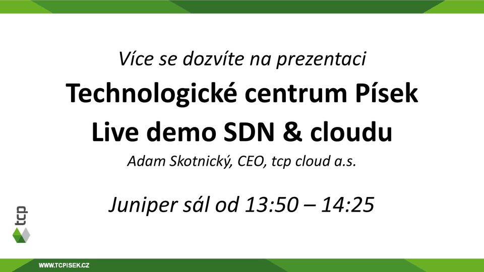 demo SDN & cloudu Adam Skotnický,