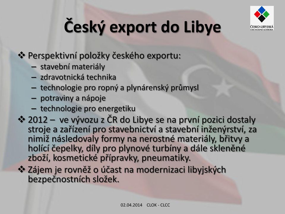 zařízení pro stavebnictví a stavební inženýrství, za nimiž následovaly formy na nerostné materiály, břitvy a holící čepelky, díly pro