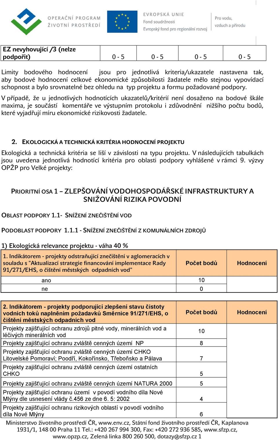 V případě, že u jednotlivých hodnotících ukazatelů/kritérií není dosaženo na bodové škále maxima, je součástí komentáře ve výstupním protokolu i zdůvodnění nižšího počtu bodů, které vyjadřují míru