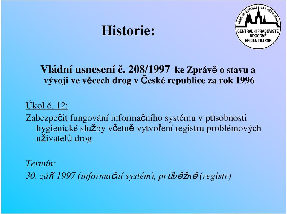 1996 Úkol.