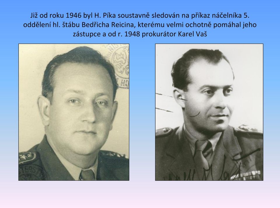oddělení hl.