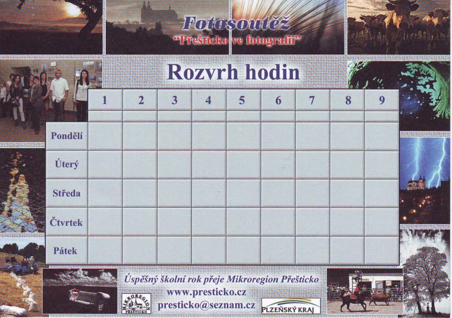 Na jaře roku 2012 vyhlásil Mikroregion Přešticko třetí ročník soutěž amatérských fotografů, určenou všem, kteří rádi fotografují vše co souvisí s životem a přírodou v našem mikroregionu.