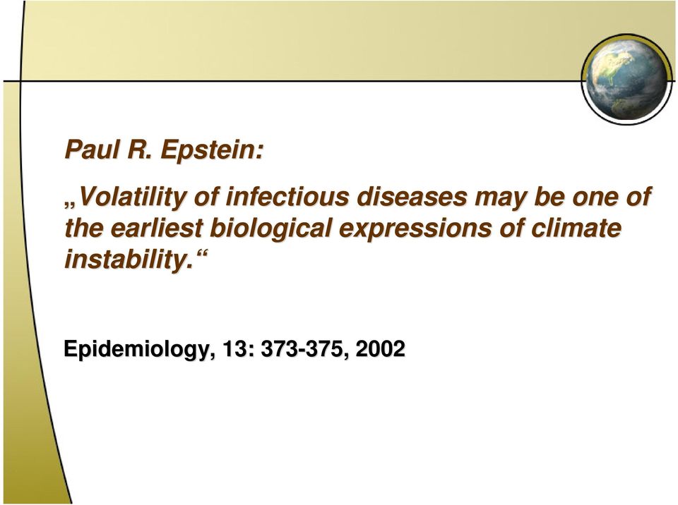 diseases may be one of the earliest