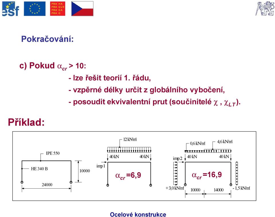 (součinitelé c, c LT ).