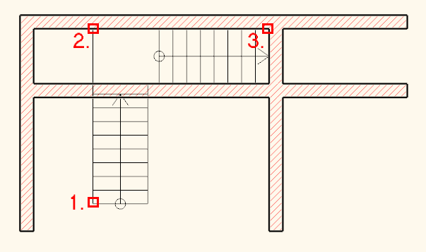 ARCHline.XP 2014 Tutoriál 13 1.4. Vícenásobné napojení zdí Tento příklad popisuje jak napojit tři nebo více zdí v jednom rohu. Nakreslete tři zdi podle obrázku nástrojem Spojitá zeď.