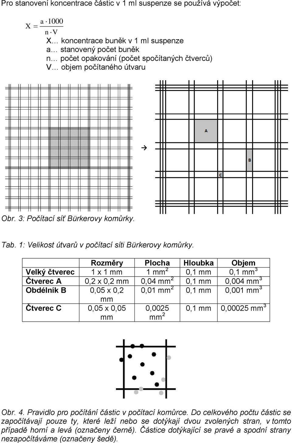 Rozměry Plocha Hloubka bjem Velký čtverec 1 x 1 mm 1 mm 2 0,1 mm 0,1 mm 3 Čtverec A 0,2 x 0,2 mm 0,04 mm 2 0,1 mm 0,004 mm 3 bdélník B 0,05 x 0,2 0,01 mm 2 0,1 mm 0,001 mm 3 mm Čtverec 0,05 x 0,05 mm