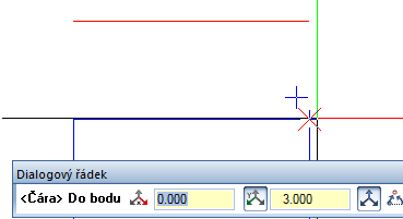 88 Přesné kreslení Allplan 2013 U umístěných bodů jsou vstupní pole podbarvena bíle.