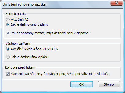 Instalace, základy Základní znalosti 217 Ve volitelném testovacím protokolu se Vám příp. zobrazí, pro které plány z jakého důvodu nelze provést výstup na plotr. 7 Přerušte příp.