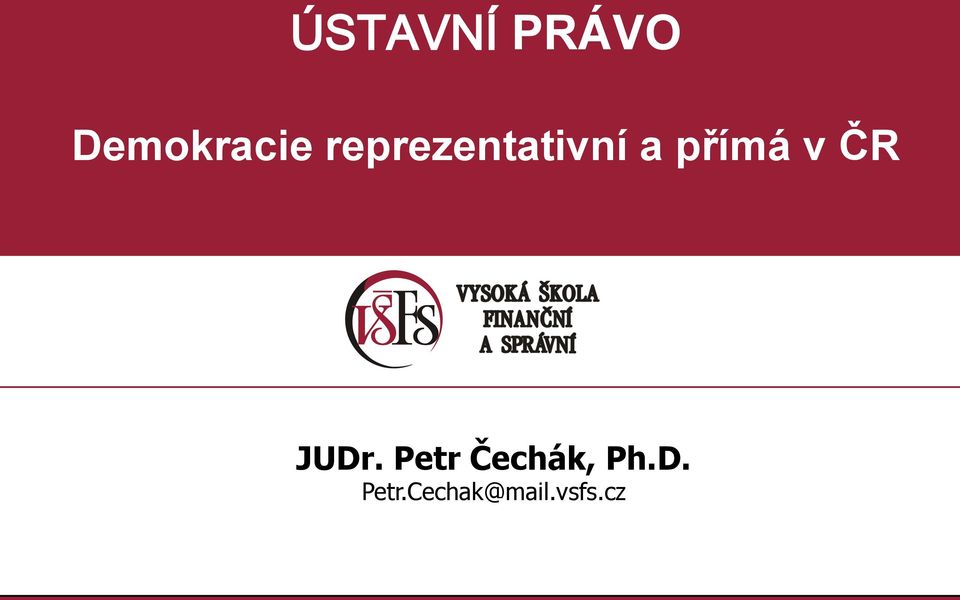 Čechák, Ph.D.