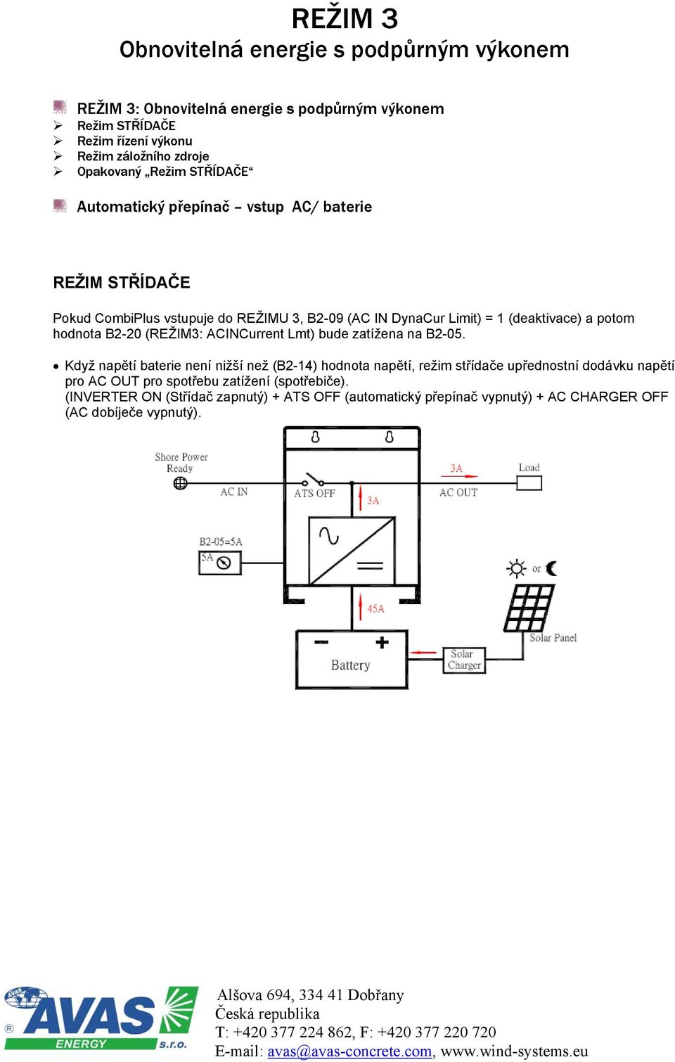 a potom hodnota B2-20 (REŽIM3: ACINCurrent Lmt) bude zatížena na B2-05.