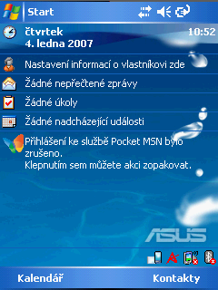 Používání operačního systému Windows Mobile TM 5.0 Zařízení MyPal používá operační systém Microsoft Windows Mobile TM 5.