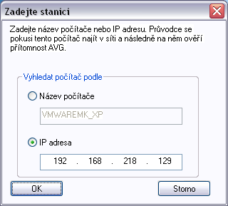 Exportovat stanice bez AVG do souboru - vytvoří textový soubor obsahující seznam stanic, které nemají nainstalován AVG.