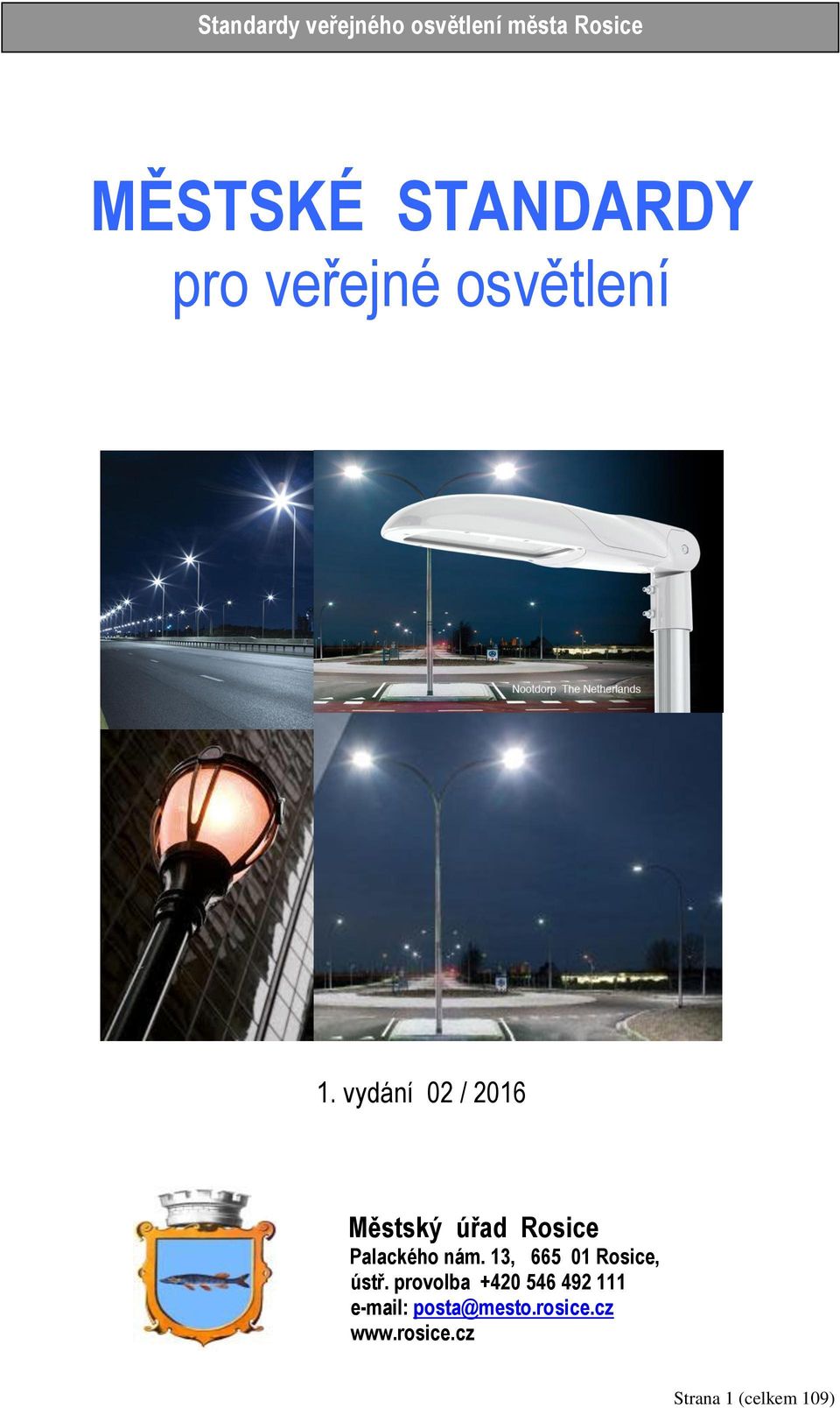 MĚSTSKÉ STANDARDY pro veřejné osvětlení - PDF Stažení zdarma