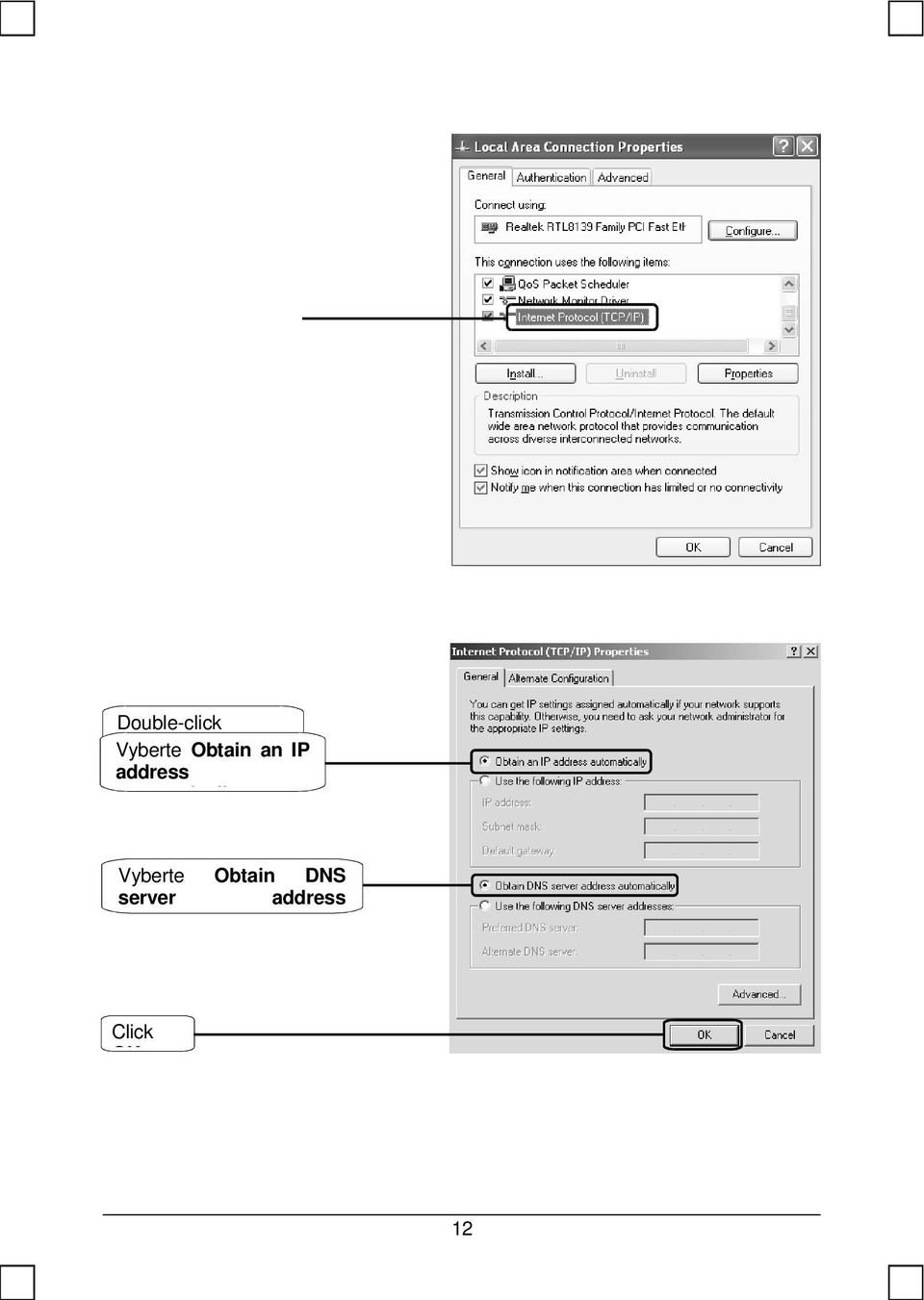 Protocol an IP address