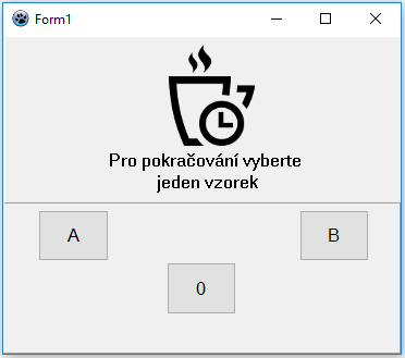 5.3 Párové srovnávání 5.4 Přehrávání vzorku 5.5 Čekání na uživatele 5.6 Návrat do menu Párové srovnávání (5.