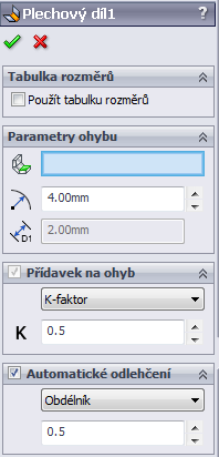 Základní plech/ouško je prvek sloužící k tvorbě prvotního objemu plechového dílu, či přidání materiálu k již existujícímu plechovému dílu.