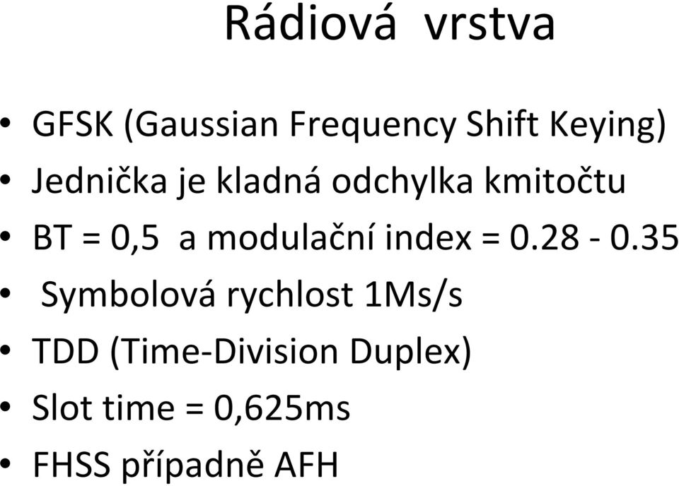 modulační index = 0.28 0.