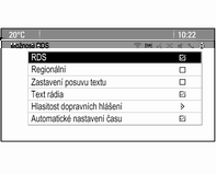 Základní funkce 19 popisovány jako "...posuňte se seznamem k položce <název položky>". Úprava nastavení Otočením multifunkčního ovladače změníte aktuální hodnotu nastavení.