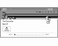 CD přehrávač 33 Počet písní v seznamu skladeb: maximálně 255. Použitelné přípony seznamu skladeb:.m3u,.pls,.asx,.wpl.