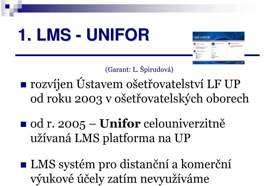 2003 v ošetřovatelských oborech od r.