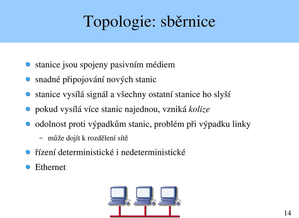 stanic najednou, vzniká kolize odolnost proti výpadkům stanic, problém při výpadku