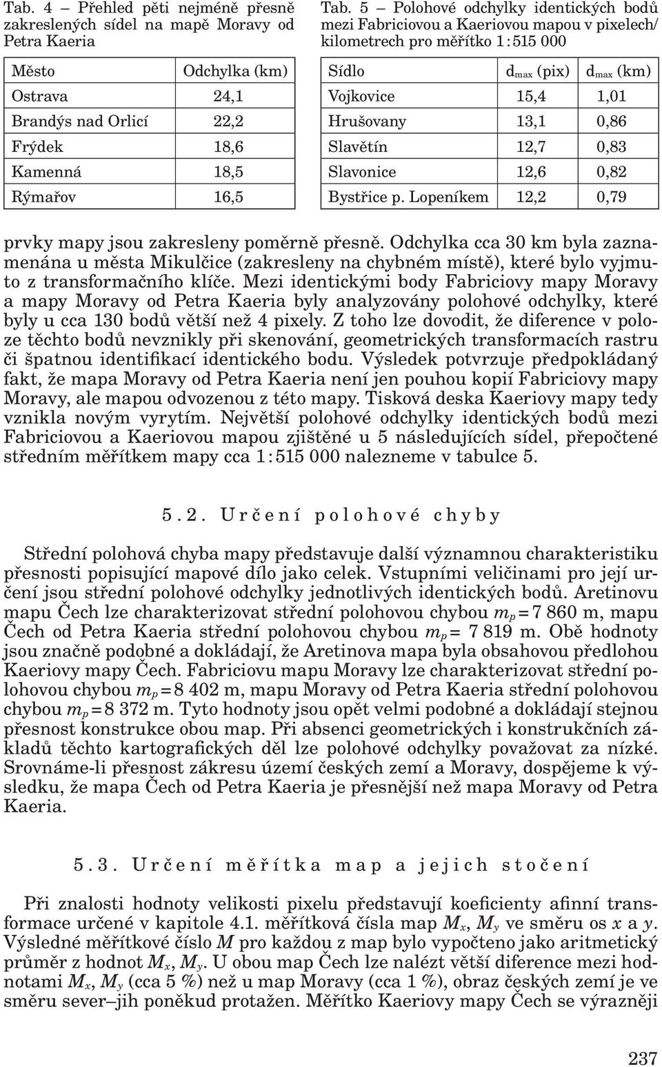 12,7 0,83 Slavonice 12,6 0,82 Bystřice p. Lopeníkem 12,2 0,79 prvky mapy jsou zakresleny poměrně přesně.