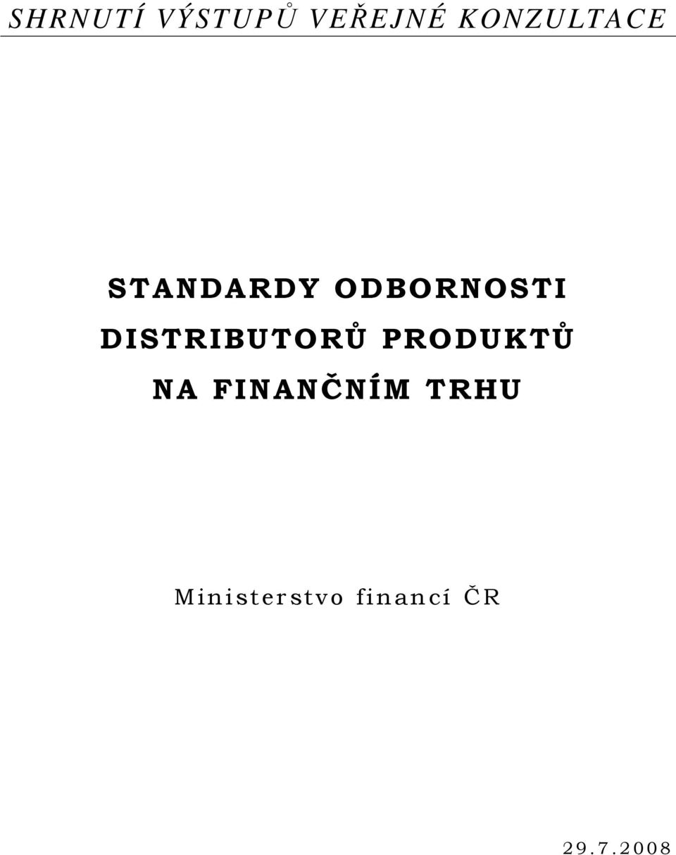 ODBORNOSTI DISTRIBUTORŮ