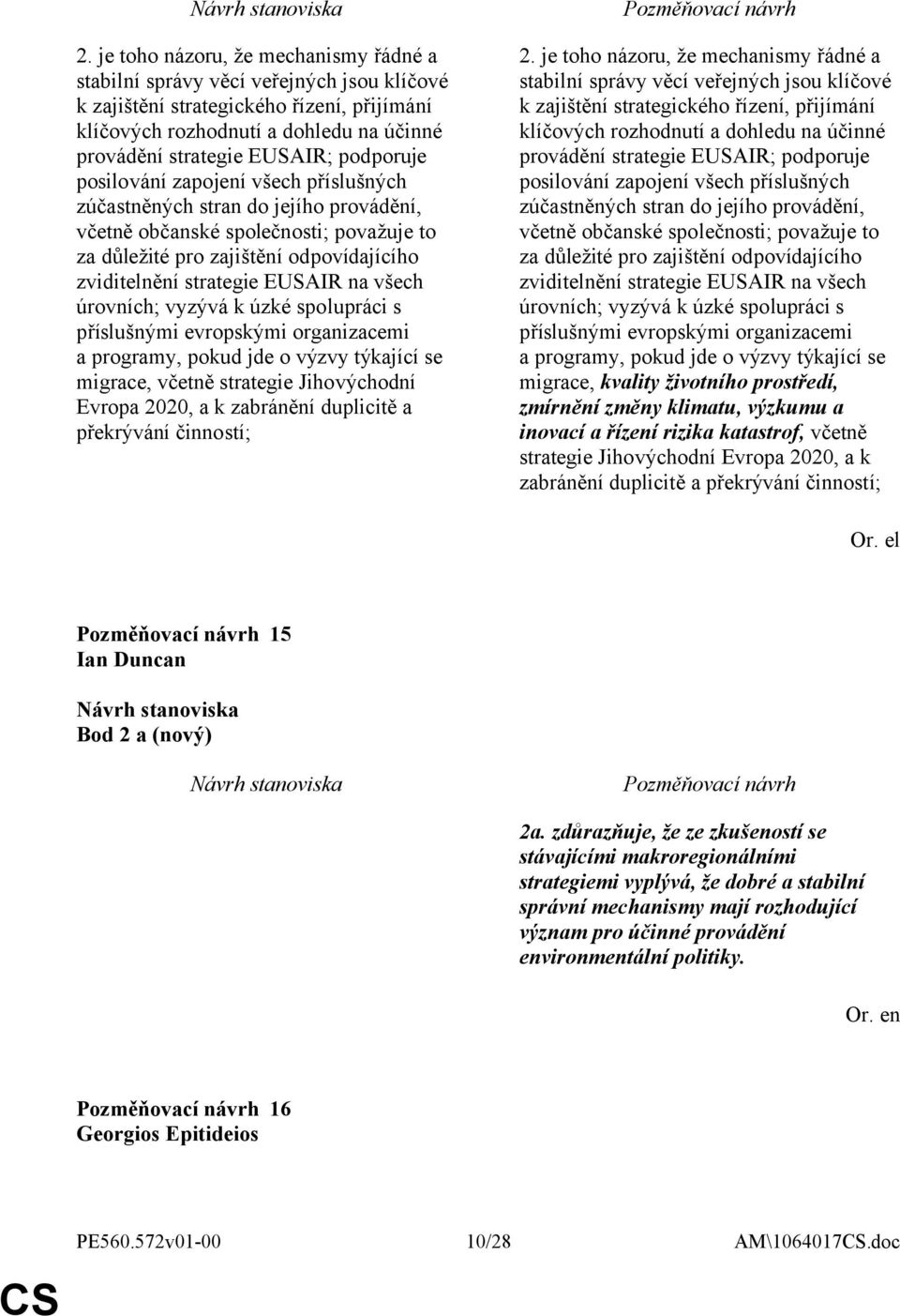 na všech úrovních; vyzývá k úzké spolupráci s příslušnými evropskými organizacemi a programy, pokud jde o výzvy týkající se migrace, včetně strategie Jihovýchodní Evropa 2020, a k zabránění duplicitě