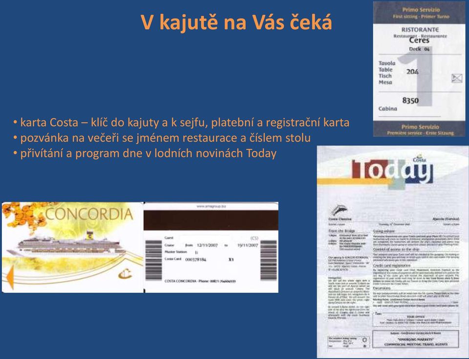 pozvánka na večeři se jménem restaurace a
