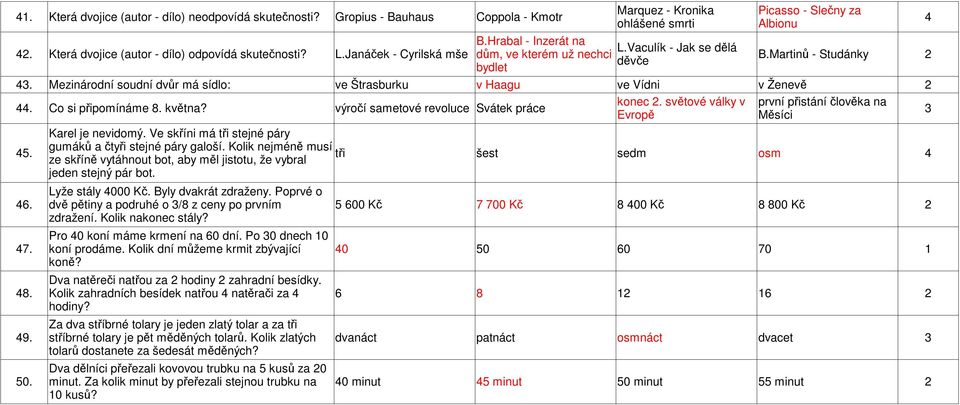 Mezinárodní soudní dvůr má sídlo: ve Štrasburku v Haagu ve Vídni v Ženevě 2 konec 2. světové války v první přistání člověka na 44. Co si připomínáme 8. května?